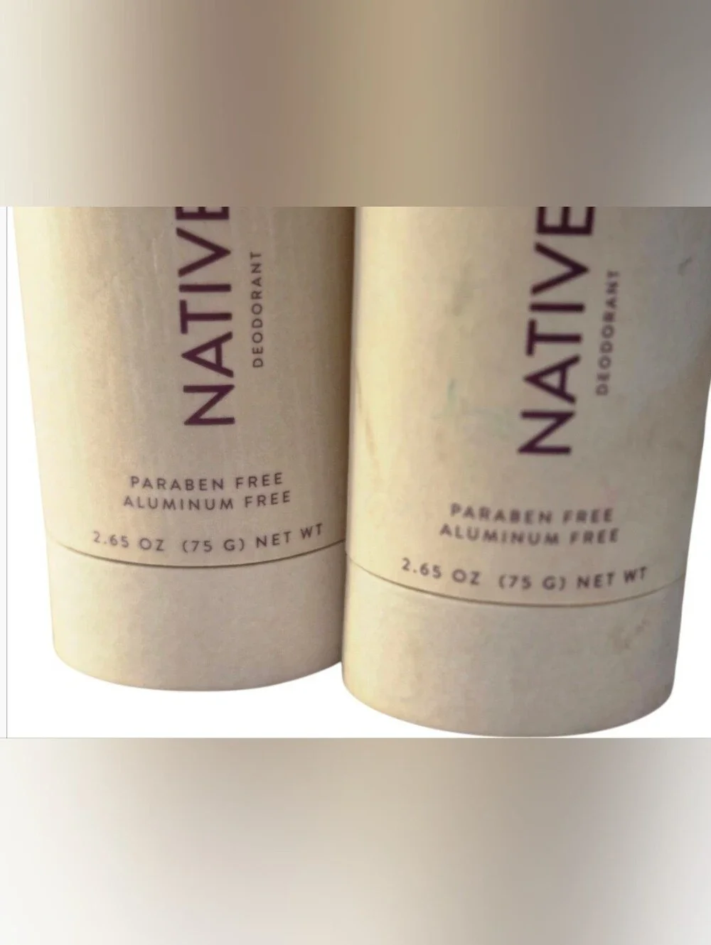 Native Plastic Free Deodorant Sticks 3-Pack Brand New Lavender & Rose 2.65@